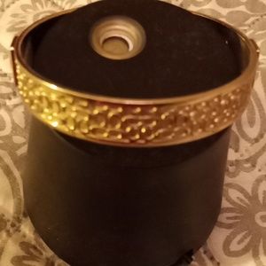 Womens Coach silver bracelet est 1941 inscription coach